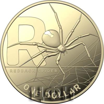 «One Dollar 2021 - REDBACK SPIDER»..jpg