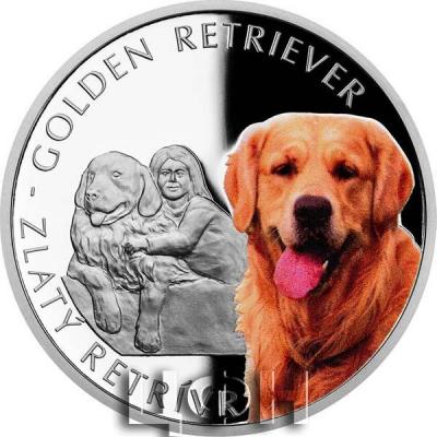 «GOLDEN RETRIEVER Dog Breeds 1 Oz Silver Coin 1$ Niue 2021».jpg