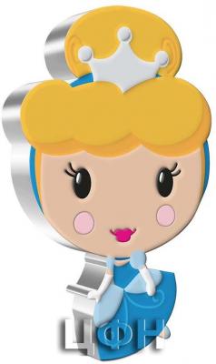 «Silver Ounce 2021 Chibi - Cinderella, Coin from Niue»..JPG