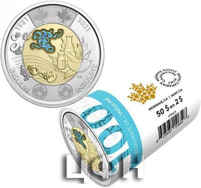 «$2 Discovery of Insulin Coloured Special Wrap Roll (2021)».jpg