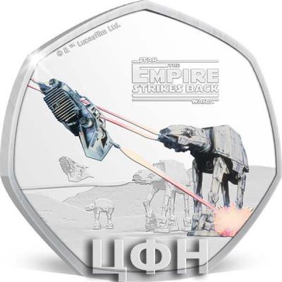 «25 CENTS - Battle Of Hoth Silver Plated Coin.».jpg