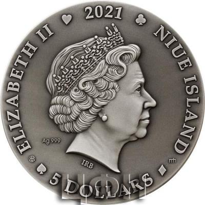 «5 Dollars MASK 2 Oz Silver Coin 5$ Niue 2021 Antique Finish.».jpg
