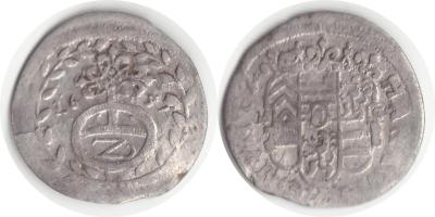 Germany. Hanau-Lichtenberg. 2 Kreuzer 1657.JPG
