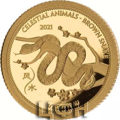 «$10 CELESTIAL ANIMALS - BROWN SNAKE - 0.5 G .9999 AU».jpg
