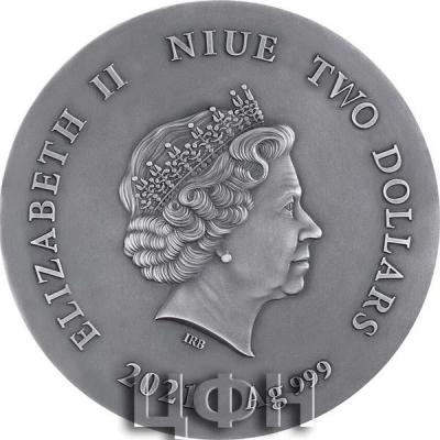 «2 Dollars TWO WOLVES Wolf 1 Oz Silver Coin 2$ Niue 2021 Antique Finish».jpg