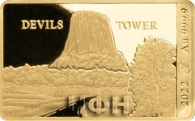 «10 Dollars 2022 Solomon Islands» «DEVILS TOWER».jpg