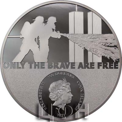 «FIREFIGHTER Real Heroes 1 Kg Kilo Silver Coin 100$ Cook Islands 2021».jpg