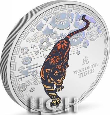 «2$ Niue 2022 TIGER 7 Elements Lunar Year Chinese Zodiac Silver Coin.».jpg