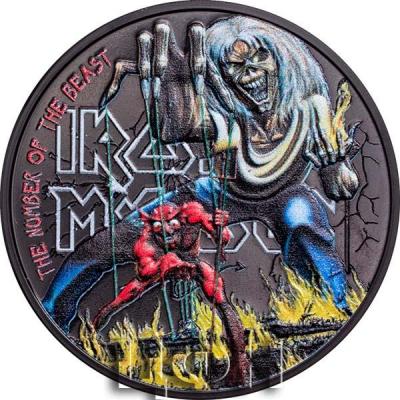 «Cook Islands 2022 IRON MAIDEN The Number Of The Beast 1 Oz Silver Coin 5$».jpg