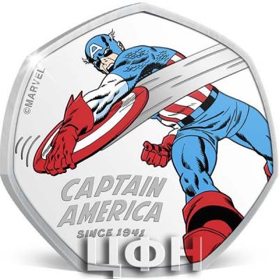 «25 Cents 2021 Cook Islands» «Super Soldier Silver Plated Coin With Colour».jpg