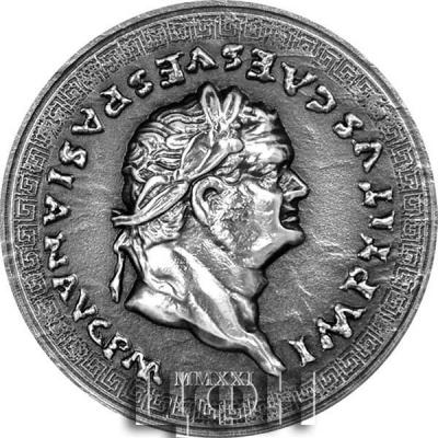 «5 Dollars TITVS Roman Empire 1 Oz Silver Coin 5$ Cook Islands 2021 Antique Finish».jpg