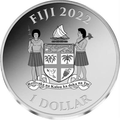 «Fiji 1 Dollar Coin 1$ 2022 BU-Brilliant Uncirculated».jpg