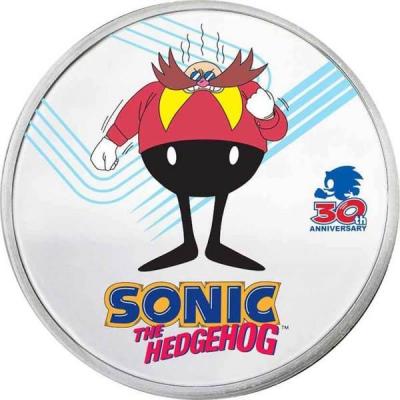 «2 Dollars DOCTOR EGGMAN Hedgehog Sonic Colorized 30th Anniversary 1 Oz Silver Coin 2$ Niue 2021 BU-Brilliant Uncirculated».jpg