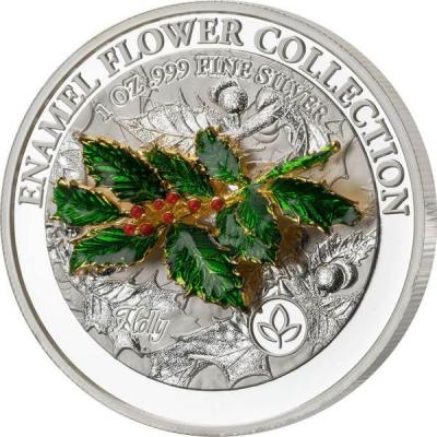 «5 DOLLARS SAMOA -ENAMEL FLOWER COLLECTION» .jpg