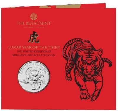 «Lunar Year of the Tiger 2022 United Kingdom £5 Brilliant Uncirculated Coin» .jpg