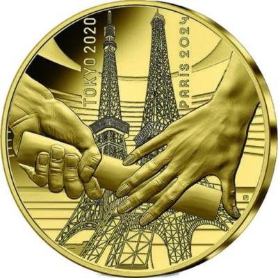 «2021 GOLD COIN HANDOVER TOKYO-PARIS».JPG