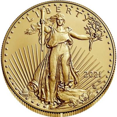 «American Eagle 2021 One Ounce Gold Uncirculated Coin».jpg