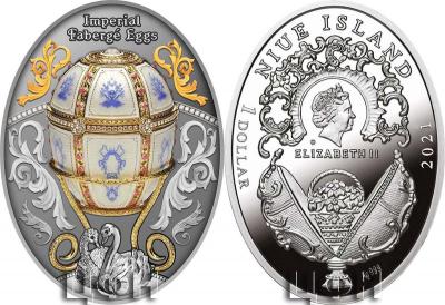 «1 Dollar TWELVE PANEL EGG Faberge Silver Coin 1$ Niue 2021 Proof».jpg