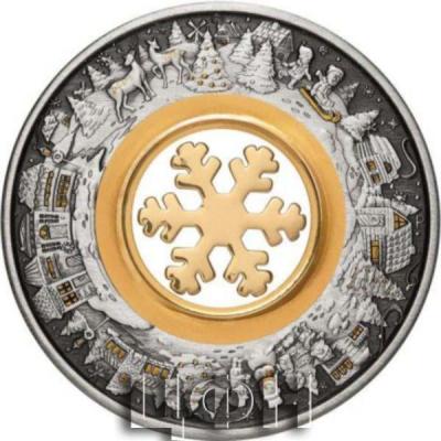 «Christmas Wonderland 2021 2oz Silver Antiqued Coloured Coin.​​​​​​​».jpg