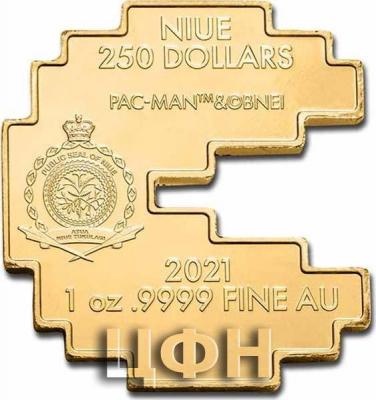 «2021 1oz Niue PAC-MAN Shaped .9999 Gold BU Coin».jpg