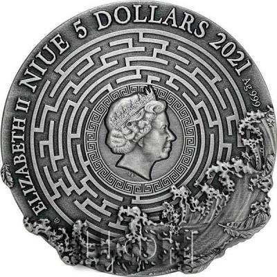 «5 Dollars DAEDALUS AND ICARUS Mythology 2 Oz Silver Coin 5$ Niue 2021 Antique Finish».jpg