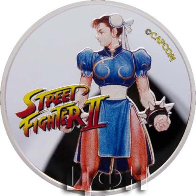 «2021 1 oz Fiji Street Fighter II 30th Anniversary - Chun Li 999 Silver Coloured BU Coin».jpg