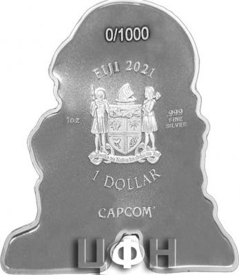 «2021 1 oz Fiji Street Fighter - Mini Fighters Ken 999 Silver Coloured Proof Coin».jpg
