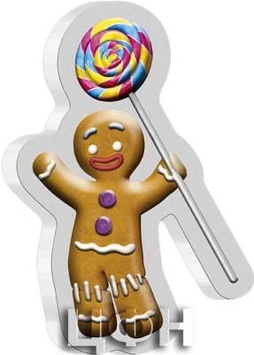 «2$ Niue 2021 GINGERBREAD MAN Shrek Movie Shaped 1 Oz Silver Coin».jpg