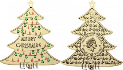 «CHRISTMAS TREE Shaped Coin 2 Cedis Ghana 2021».jpg
