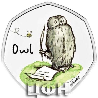 «WINNIE THE POOH OWL Disney Silver Coin 50 Pence United Kingdom 2021».jpg