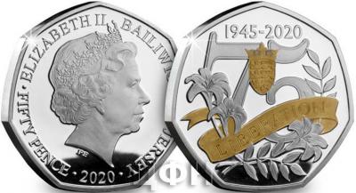 «BAILIWICK OF JERSEY», «FIFTY PENCE», «2020» (3).jpg