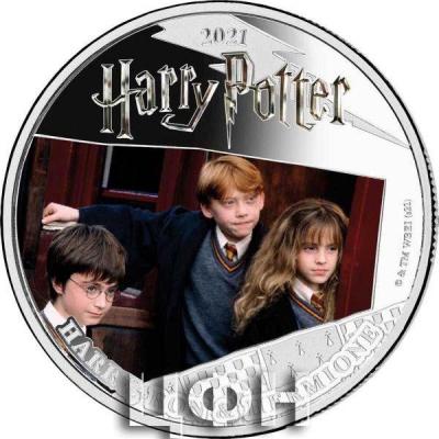«5 Dollars HARRY RON HERMIONE Harry Potter 1 Oz Silver Coin».jpg