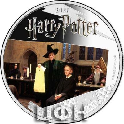 «5 Dollars SORTING HAT Harry Potter 1 Oz Silver Coin 5$ Samoa 2021 Proof».jpg