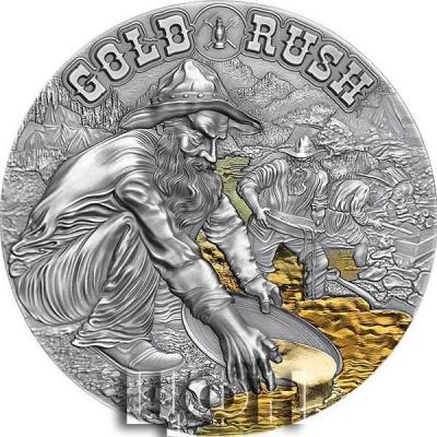 «GOLD RUSH Silver Coin 2000 Francs Cameroon 2021 Antique Finish».jpg