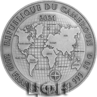 «GOLD RUSH Silver Coin 2000 Francs Cameroon 2021 Antique Finish» (2).jpg