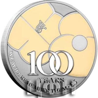 «£5 Jersey Silver Proof» «100 YEARS WE WILL REMEMBER THEM».jpg