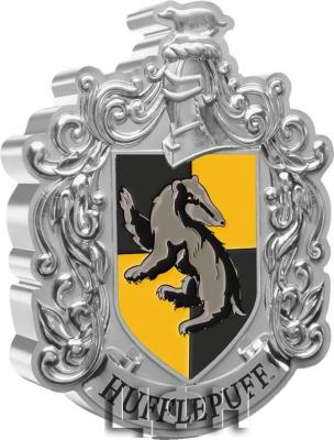 «HARRY POTTER™ – Hufflepuff Crest 1oz Silver Coin.».jpg