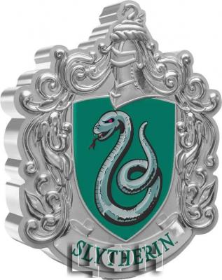 «HARRY POTTER™ – Slytherin Crest 1oz Silver Coin.».jpg