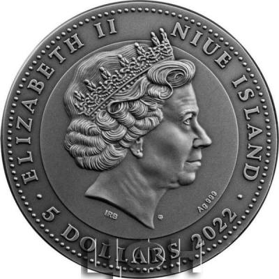 «5 Dollars 2 Oz Silver Coin 5$ Niue 2022 Antique Finish».jpg