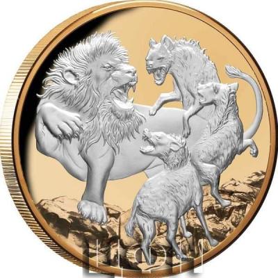 «10 Dollars LION VERSUS HYENA Predators 5 Oz Silver Coin 10$ Niue 2022 Proof».jpg