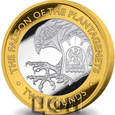 «Queen’s Beast The Falcon of Plantagenets 2021 £2 Bi-metal Coin».jpg