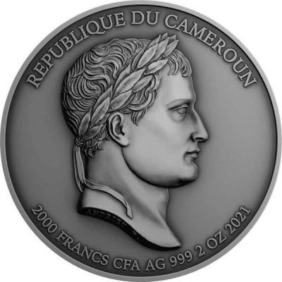 «Cameroon 2021 NAPOLEON BONAPARTE 200th Anniversary 2 Oz Silver Coin 2000 Francs».jpg