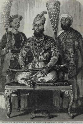 Prince-Fakhr-ud-Din-Mirza-of-Delhi-attended-by-his-Treasurer-and-Physician-published-in-London-Illustrated-News-1857-Sarmaya-Arts-Foundation.jpg