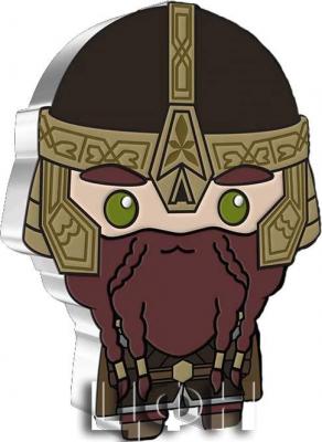 «THE LORD OF THE RINGS™ – Gimli 1oz Silver Chibi® Coin.».jpg
