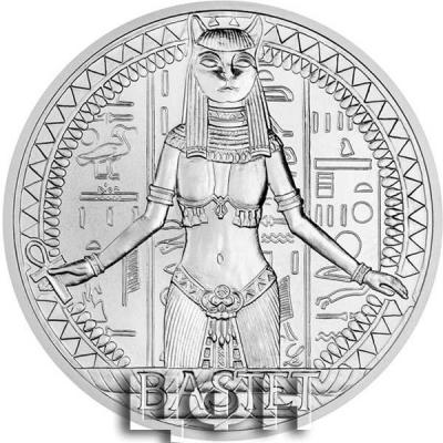 «Stříbrná mince Bohyně světa - Bastet stand».jpg