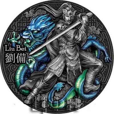«5 Dollars LIU BEI Chinese Heroes 2 Oz Silver Coin 5$ Niue 2021 Antique Finish».jpg