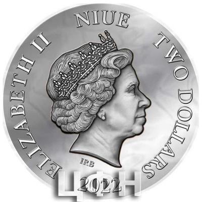 «2 Dollars SOLSTICE Dark Beauties Silver Coin 2$ Niue 2022 Antique Finish.».jpg