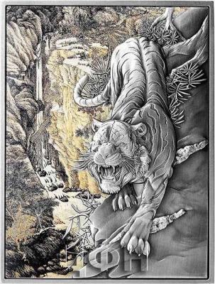 «TIGER FROM THE MOUNTAINS Shan Shui 2 Oz Silver Coin 10000 Francs Chad 2022.».jpg