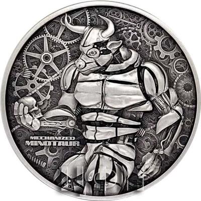 «MECHANIZED MINOTAUR 2 OZ SILVER ANTIQUED COIN 10000 FRANCS CHAD 2022.».jpg