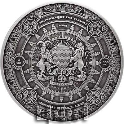 «MECHANIZED MINOTAUR 2 OZ SILVER ANTIQUED COIN 10000 FRANCS CHAD 2022».jpg
